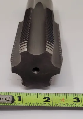 WIDELL INDUSTRIES 700382 PLUG TAP - 1 7/8IN D, 6 FLUTES, 7-1/4IN OAL, 3-5/8IN FL - undefined