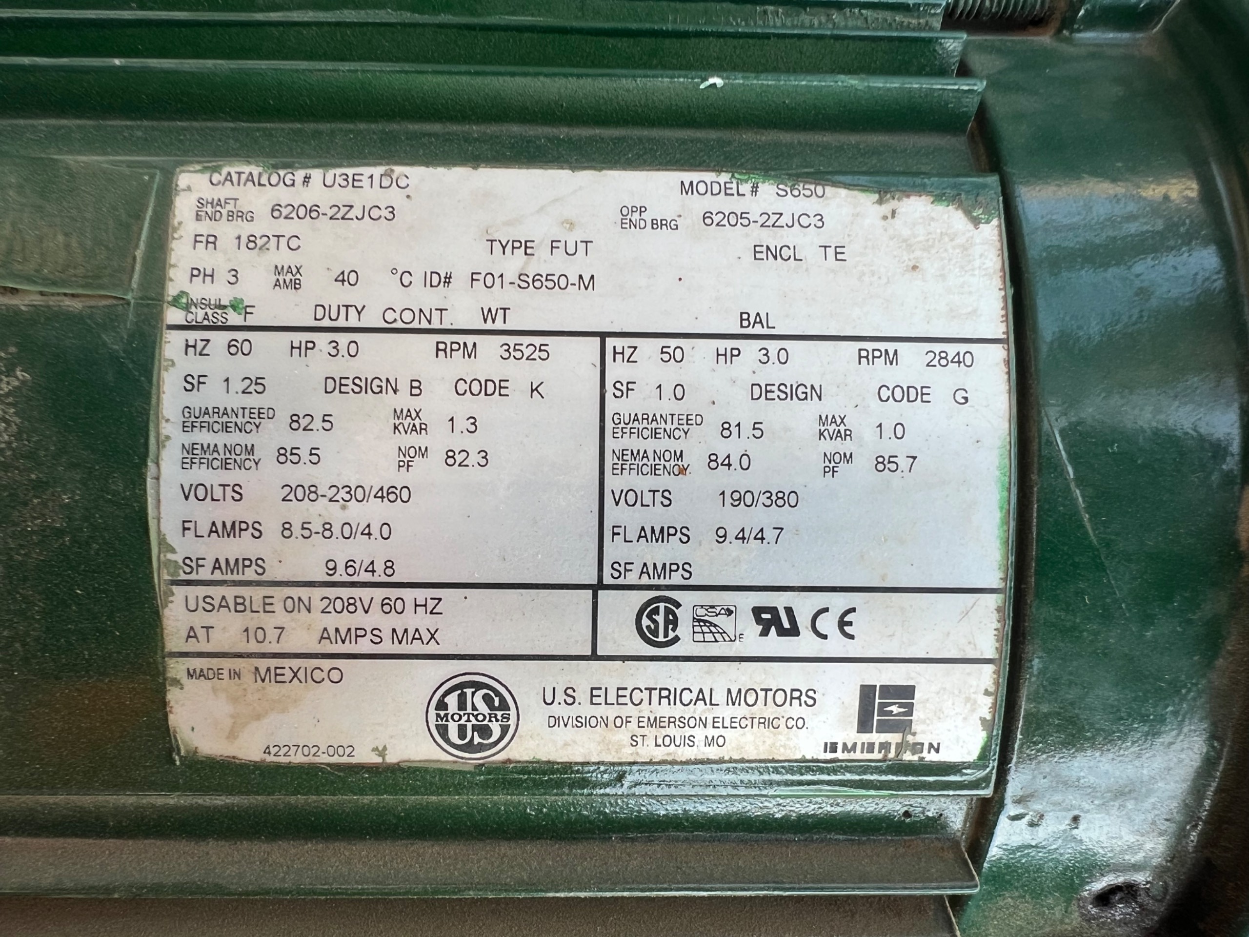 QTY 9: ELECTRIC MOTORS - undefined