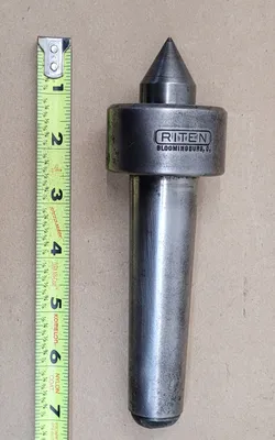 RITEN CR 9995 LIVE CENTER 4MT WITH 7IN OAL TAPERED SHANK/MORSE TAPER SIZE 4 - undefined