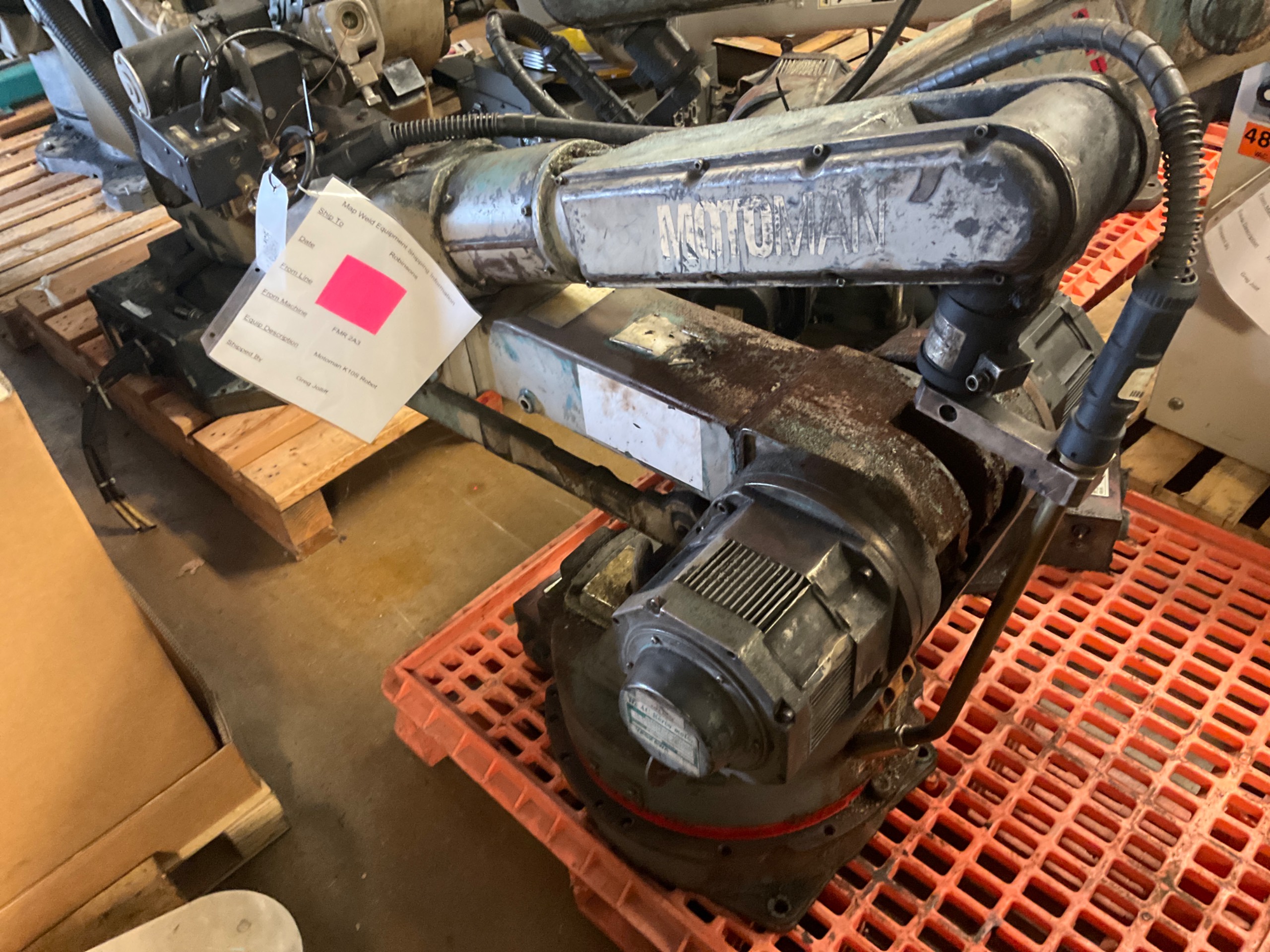 1992 YASKAWA MOTOMAN YRFL-NNA10GB ROBOT - undefined