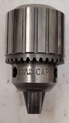 JACOBS 34-06 BALL BEARING CHUCK 6 TAPER W/ R8 HOLDER (0-1/2IN CAP) - undefined